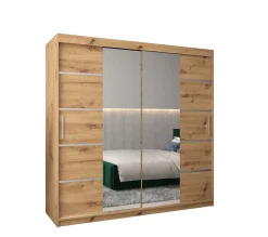Armoire Verona 4 a portes coulissantes H. 200 x L. 200 x P. 62 2 portes