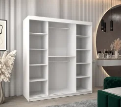 Armoire Verona 1 a portes coulissantes H. 200 x L. 180 x P. 62 2 portes