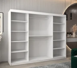 Armoire Verona 1 a portes coulissantes H. 200 x L. 250 x P. 62 3 portes