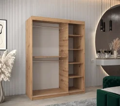 Armoire Verona 2 a portes coulissantes H. 200 x L. 150 x P. 62 2 portes
