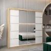 Armoire Verona 4 a portes coulissantes H. 200 x L. 200 x P. 62 2 portes