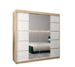 Armoire Verona 4 a portes coulissantes H. 200 x L. 200 x P. 62 2 portes