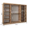 Armoire Verona 4 a portes coulissantes H. 200 x L. 250 x P. 62 3 portes