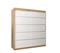 Armoire Verona 1 a portes coulissantes H. 200 x L. 180 x P. 62 2 portes