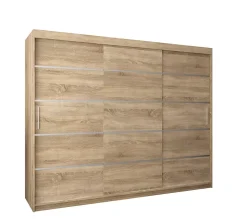 Armoire Verona 1 a portes coulissantes H. 200 x L. 250 x P. 62 3 portes