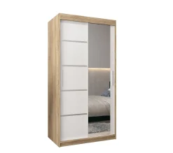Armoire Verona 2 a portes coulissantes H. 200 x L. 100 x P. 62 2 portes