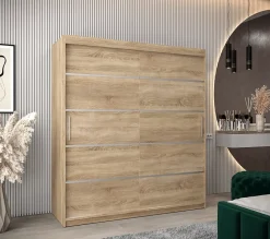 Armoire Verona 1 a portes coulissantes H. 200 x L. 180 x P. 62 2 portes