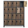 Armoire vestiaire à casiers ROBERT 1360 x 1720 x 450 mm bronze