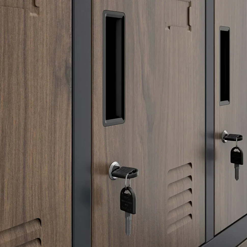Armoire vestiaire à casiers ROBERT 1360 x 1720 x 450 mm bronze