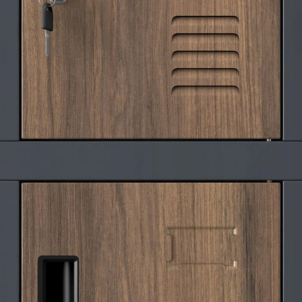 Armoire vestiaire à casiers ROBERT 1360 x 1720 x 450 mm bronze