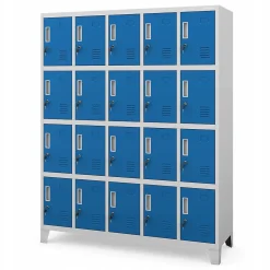 Armoire vestiaire à casiers ROBERT 1360 x 1720 x 450 mm