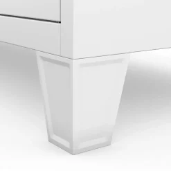 Armoire vestiaire à casiers ROBERT 1360 x 1720 x 450 mm blanc