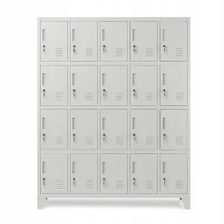 Armoire vestiaire à casiers ROBERT 1360 x 1720 x 450 mm gris