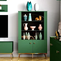 Armoire Vitrine - H.150 x L.92 x P.40 cm - SAPIN