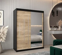 Armoire York 2 a portes coulissantes H. 200 x L. 150 x P. 62 2 portes