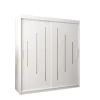 Armoire York a portes coulissantes H. 200 x L. 180 x P. 62 2 portes
