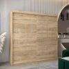 Armoire York a portes coulissantes H. 200 x L. 200 x P. 62 2 portes