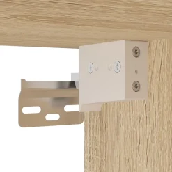 Armoires murales 2 pcs chêne sonoma bois d'ingénierie vidaXL