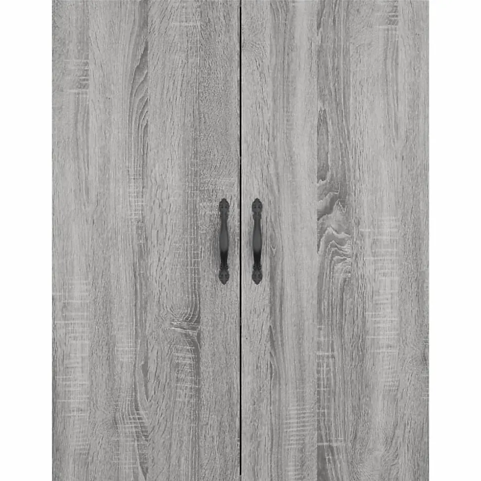 Armoires murales 2 pcs sonoma gris bois d'ingénierie vidaXL