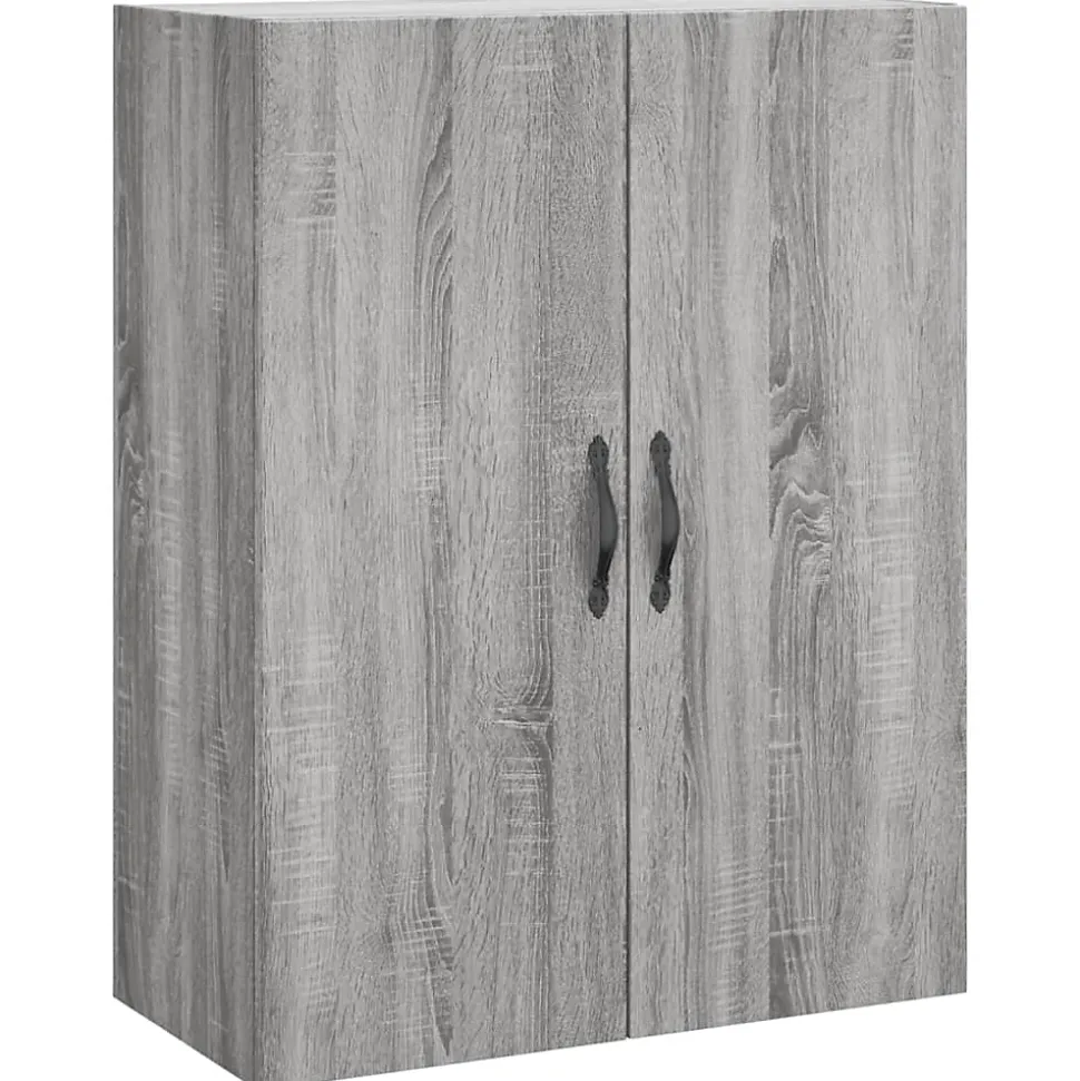 Armoires murales 2 pcs sonoma gris bois d'ingénierie vidaXL
