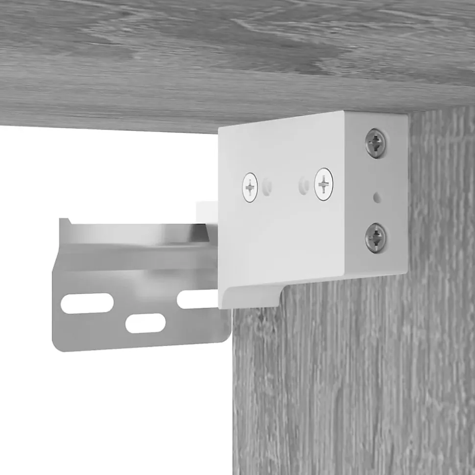 Armoires murales 2 pcs sonoma gris bois d'ingénierie vidaXL
