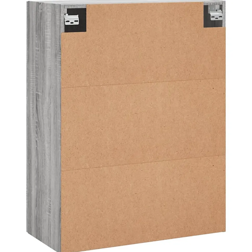 Armoires murales 2 pcs sonoma gris bois d'ingénierie vidaXL