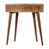 Artisan Furniture Bois massif Odyssey effet chêne console, 1 tiroir, beige