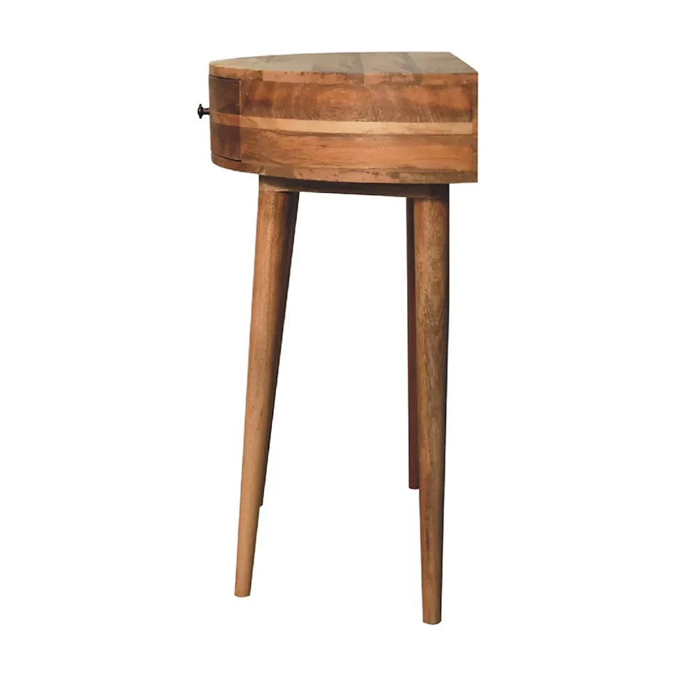 Artisan Furniture Bois massif Odyssey effet chêne console, 1 tiroir, beige