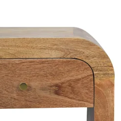 Artisan Furniture Bois massif Darcy table de chevet, 1 tiroir, marron