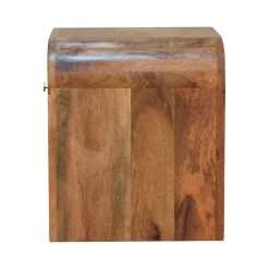 Artisan Furniture Bois massif Darcy table de chevet, 1 tiroir, marron