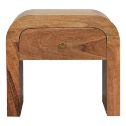 Artisan Furniture Bois massif Darcy table de chevet, 1 tiroir, marron