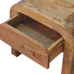 Artisan Furniture Bois massif Darcy table de chevet, 1 tiroir, marron