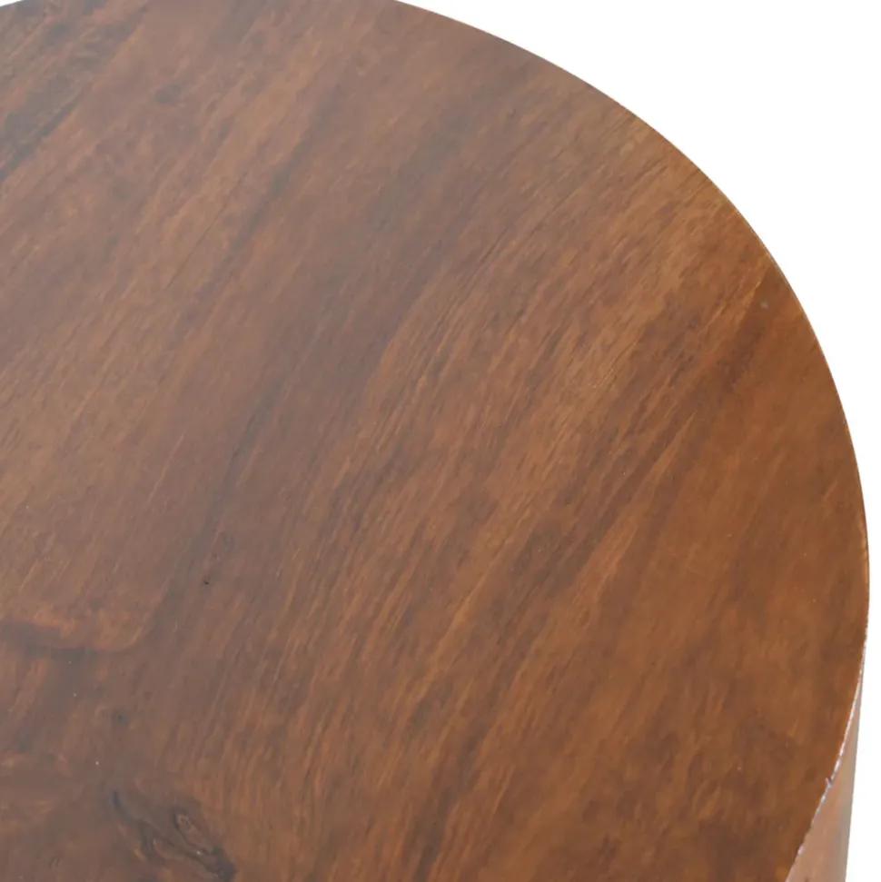 Artisan Furniture Bois massif Albion châtaignier Console, 1 tiroir, marron foncé