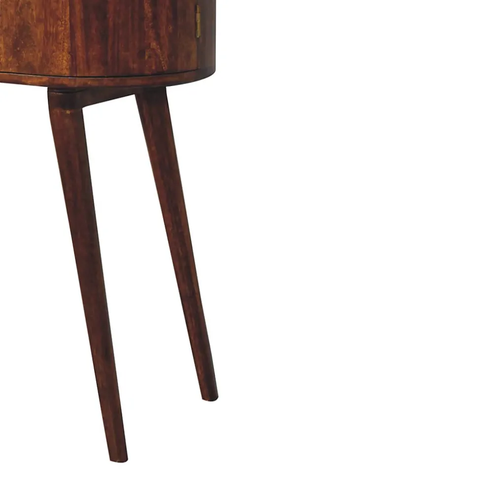 Artisan Furniture Bois massif Grove châtaignier console, 2 tiroirs, 2 Doors, marron
