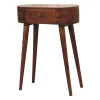 Artisan Furniture Bois massif Mini Albion châtaignier Console, 1 tiroir, marron