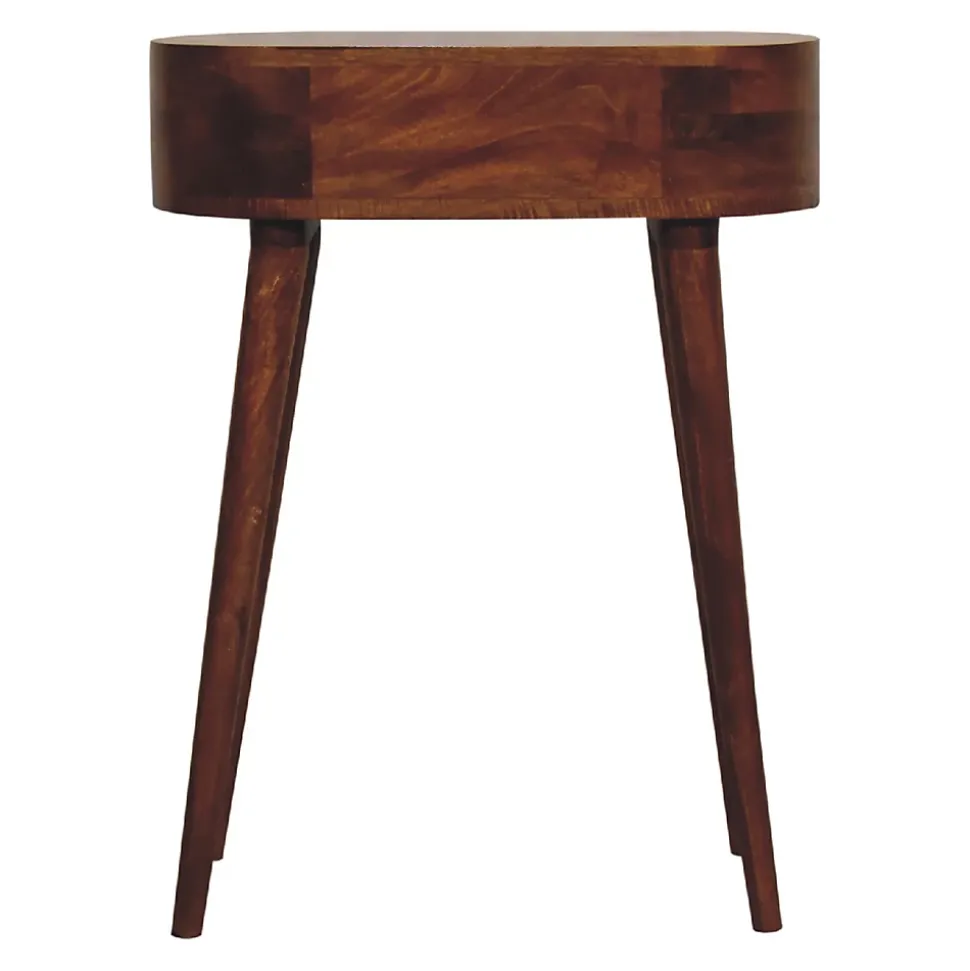 Artisan Furniture Bois massif Mini Albion châtaignier Console, 1 tiroir, marron