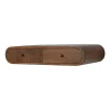 Artisan Furniture Bois massif Floating châtaignier London Console, 2 tiroirs, marron foncé