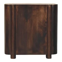 Artisan Furniture Bois massif Havana façade en cannage Drawers, 2 tiroirs, marron foncé