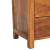 Artisan Furniture Bois massif Aspen chiffonnier, 5 tiroirs, marron