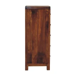 Artisan Furniture Bois massif Aspen chiffonnier, 5 tiroirs, marron