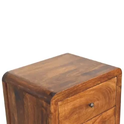 Artisan Furniture Bois massif Aspen chiffonnier, 5 tiroirs, marron