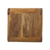 Artisan Furniture Bois massif Mini Floating ouvert table de chevet, 1 tiroir et 1 niche ouverte, effet chêne, marron