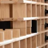 ASTIGARRAGA KIT LINE, Lot de 2 pièces d'union pour casiers à bouteilles Rioja, plastique recyclé noir