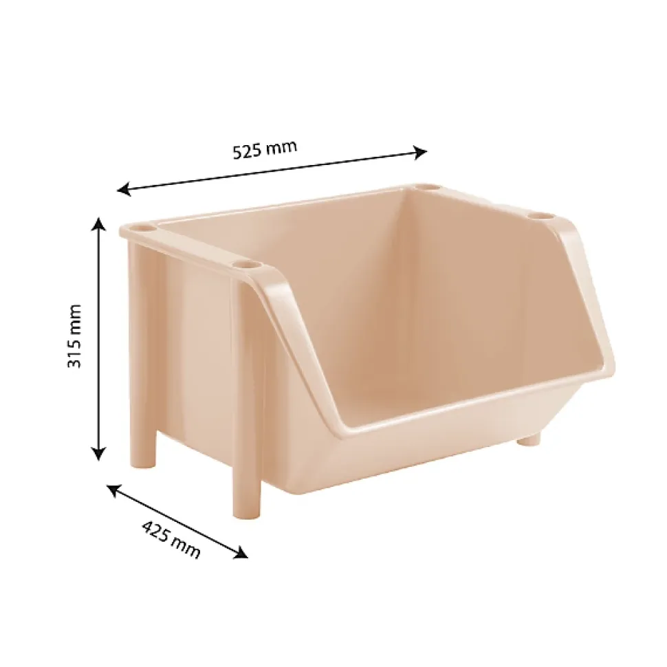 Bac à bec Alimentaire 18 litres rose