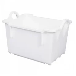 Bac comporte empilable emboîtable 100 L - blanc