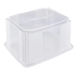 Bac de rangement 24 litres transparent emil Keeeper