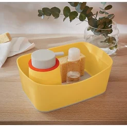 Bac de rangement A5 compatible alimentaire My Box Cosy - Jaune