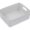 Bac de rangement avec poignées 20 litres - Gris Clair