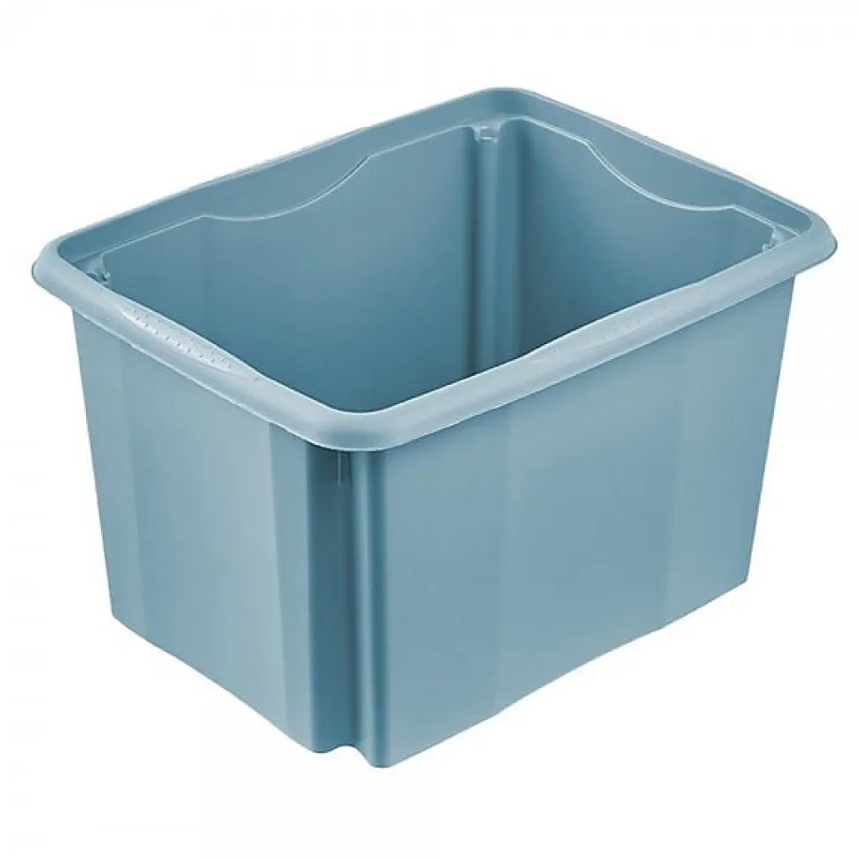 Bac de rangement coloré 30 litres - Bleu
