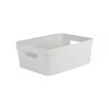 Bac de rangement design 12 litres EDA - Blanc